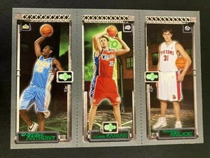 2003-04 Topps Rookie RC Matrix 112-116-113 Kaman Milicic Carmelo Anthony - Bild 1 von 2