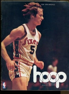 1974 Philadelphia 76ers @ Houston Rockets Program Tom Van Arsdale 76046b44 - Picture 1 of 1