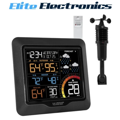 La Crosse Professional Colour Wind Speed Weather Station 327-1417V2 - Image 1 of 3