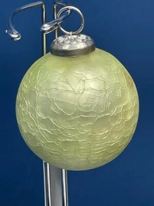 Kugel deutscher traditioneller weicher grüner Weihnachtsschmuck - Bild 1 von 7
