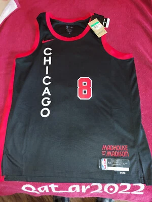 Camiseta de los Chicago Bulls Zach Lavine 2023/2024 Nike City Edition Swingman para hombre XL 52 Foto 1 de 4