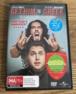 Get Him To The Greek DVD - Russell Brand - Jonah Hill Region 4 - Picture 1 of 4