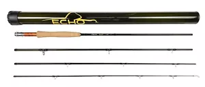 NEW ECHO TROUT X 590-4 9' #5 WEIGHT FLY ROD--FREE $80 LINE! - Picture 1 of 4