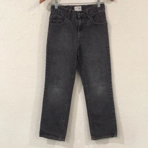 The Children's Place Boys Sz 10 Jeans Black Straight Leg Denim 100% Cotton - Picture 1 of 12