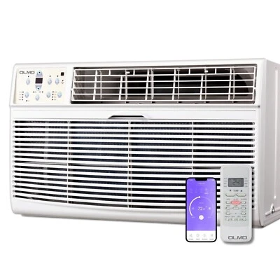 OLMO 12000 BTU 115V Through the Wall Air Conditioner Cooling Only - WiFi - Image 1 of 4