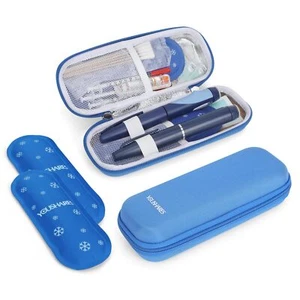 Insulin Cooler Travel Case TSA Approved - Portable Medication Cooler for Trav... - Picture 1 of 7