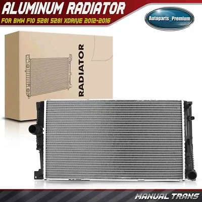 Radiator w/o Oil Cooler for BMW F10 528i 528i xDrive 2012-2016 2.0L Manual Trans - Image 1 of 4