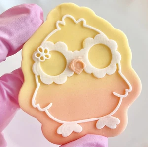 Easter cute chick stamp embosser cupcake cookie cake topper deboss Sweet Fondant - Picture 1 of 3