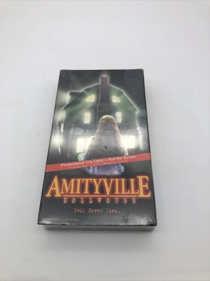 Vintage Amityville Dollhouse / freeway (VHS,1996) Horror Promo Demo Screener NEW - Image 1 of 4