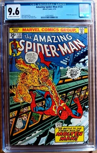 AMAZING SPIDER-MAN #133 CGC 9.6 OW-W 1974 ROMITA Molten Man c - Picture 1 of 19