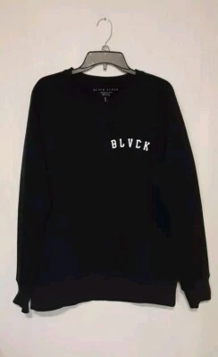 Black Scale Sweatshirt Crewneck Logo Men's Size Large, Black - image 1 of 4