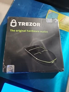 Trezor One Hardware Wallet  Factory Sealed - Black, Sealed, BRAND NEW - Picture 1 of 6