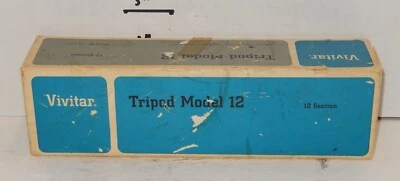 Vintage Vivitar Camera Tripod Model 12 #65-4009 - Image 1 of 4