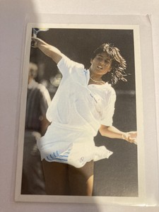 QUESTION OF SPORT CARD GABRIELA SABATINI  TENNIS