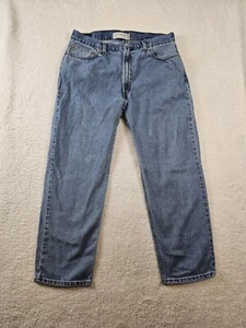Pantalones de mezclilla Levi's 550 para hombre talla 38x32 pierna recta relajados lavado medio azul Y2K - Imagen 1 de 21