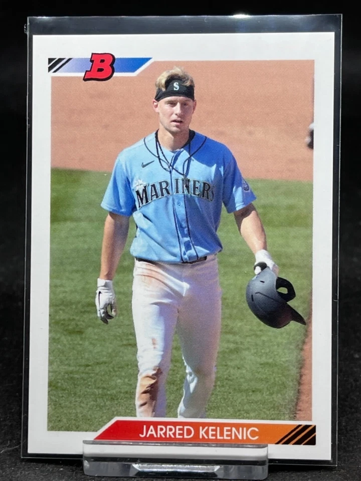 2020 Bowman Heritage Image Variation SP Jarred Kelenic #BHP-94 Mariners - Image 1 of 1
