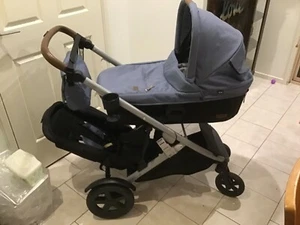 Strider Steelcraft pram in blue with first and second seat plus bassinet - Picture 1 of 11