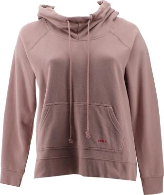 Peace Love World Sudadera con Capucha Cuello Afirmación Mocha S Nueva Sin Etiquetas (621) Foto 1 de 4