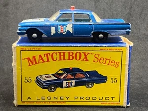 Matchbox MB55-B5: Police Patrol Car with original Type D2 Box - Picture 1 of 7