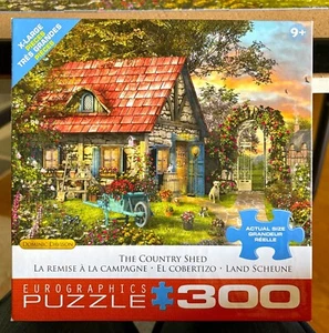 Eurographics jigsaw puzzle; complete; The Country Shed; 300 pieces #3 - Picture 1 of 2
