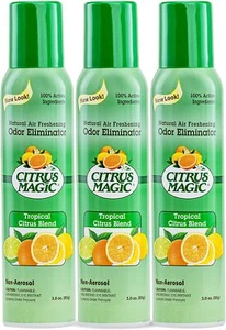 Citrus Magic Natural Odor Eliminating Air Freshener Spray Tropical Citrus Blend - Picture 1 of 6