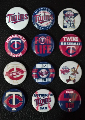 Minnesota Twins  - 1 1/2" Inch Magnet Set (Set of 12) Cover
