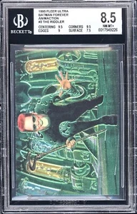 1995 Batman Forever Animaction Embossed Jim Carey RIDDLER BGS 8.5 w/9.5s Pop1 - Picture 1 of 2