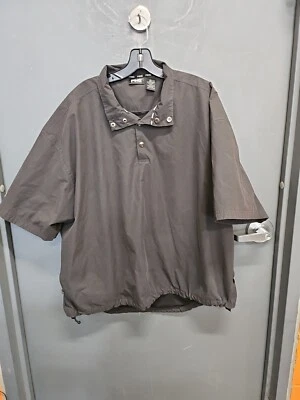 Mens Ping Shortsleeve Quart Button Windbreaker Shirt Sz XL - Image 1 of 4