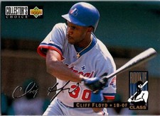 1994  Collector's Choice Cliff Floyd  RCL 7 Silver Signature Montreal Expos