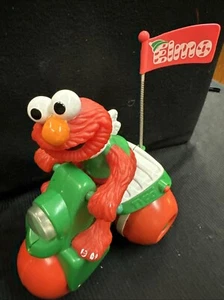 Tyco Elmo 1994 on Trike That  Lights- 7" Long by 8" High by 5" Wide - Picture 1 of 8