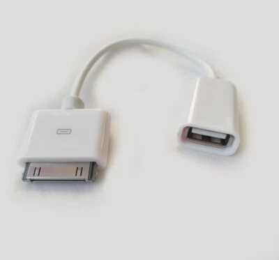 Kit de connexion câble adaptateur 30 broches OTG vers USB 2.0 femelle pour iPad Apple Iphone3  - Photo 1/2