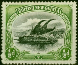 British New Guinea 1901 1/2d Black & Yellow-Green SG1 Fine MM - Picture 1 of 1