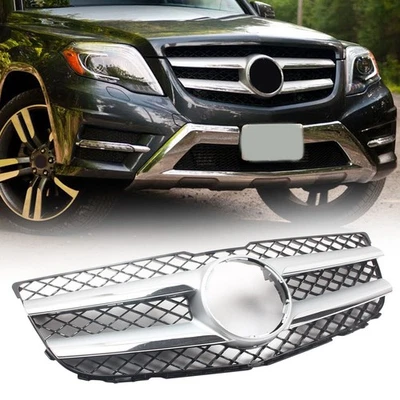 Front Bumper Grille Grill For Mercedes Benz GLK / X204 2013-2015 GLK300 GLK350 Foto 1 de 4