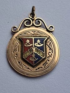 Antique Hallmarked 9ct Rose Gold Fob - Picture 1 of 4