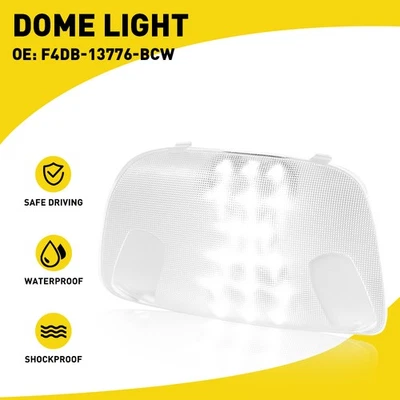 Luz LED domo superior para Ford F-150 1997-2003 + cubierta de lámpara F4DB13776BCW 1 PIEZA Foto 1 de 4