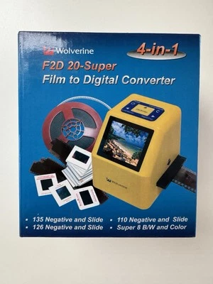 Wolverine F2D 20-Super 4-in-1 Film to Digital Converter. - Image 1 of 4