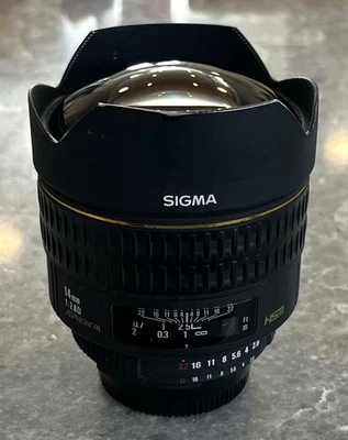 Sigma EX 14mm f/2.8 D Aspherical HSM AF Fisheye Art Lens for Nikon F - Image 1 of 4