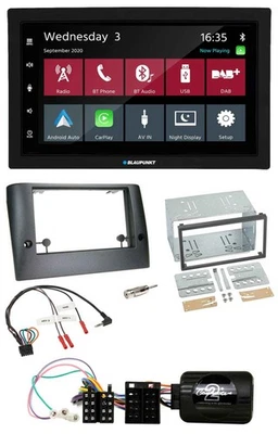 Blaupunkt DAB Bluetooth USB Lenkrad 2DIN Autoradio für Fiat Stilo 2005-2007 - Bild 1 von 4
