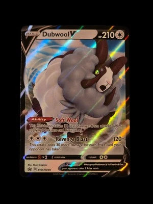 Dubwool V SWSH049 SWSH: Sword & Shield Promo Cards Holo - Image 1 of 2