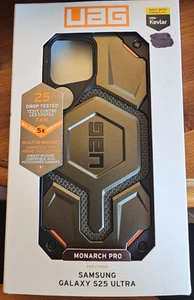 UAG Samsung Galaxy S25 Ultra Hülle 6,8" Monarch Pro Made mit Kevlar Element Grün - Bild 1 von 2