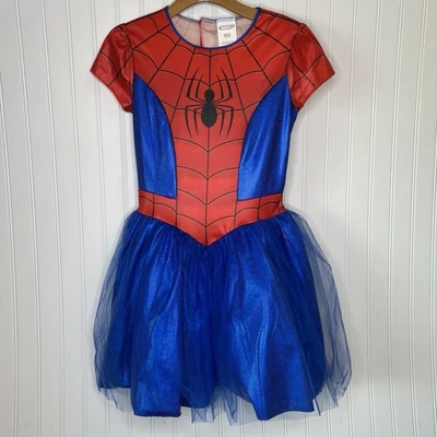 Marvel Spider-Man Vestido Tutú Niños Grande Juegos con disfraces Disfraz Halloween Foto 1 de 4