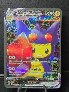 Pikachu Sableye Poncho Cosplay Cute Pokemon Doujin ACG HOLO Card - Near Mint C. - Picture 1 of 2