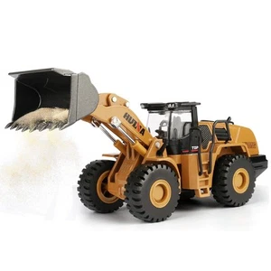 1/50Scale Diecast Four Wheel Loader Truck Toy Metal Construction Equipment Bulld - Picture 1 of 6