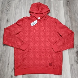 Puma Hoodie Men's XL Red Essential Logomania AOP New - Picture 1 of 10
