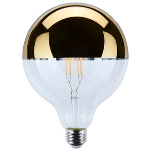 8 Watt G40 LED - Medium Base - 2700K CCT - Gold Crown - 100 Watt Replacement - 6 - Picture 1 of 10