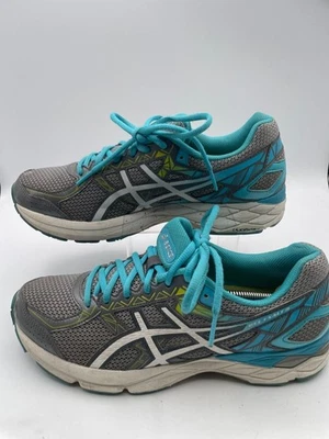 Zapatos para correr Asics Gel Exalt para mujer talla 10 gris cuero con cordones parte superior baja T666N Foto 1 de 4