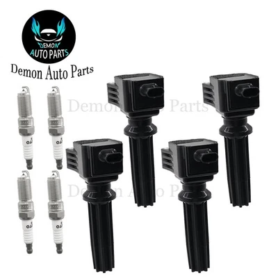  Bobina de encendido y bujía 4 piezas para Ford Edge 2012-2018 2,0 L L4 JDE 30294 Foto 1 de 4
