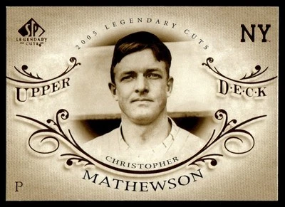 2005 SP Legendary Cuts Christy Mathewson New York Giants #14 - Image 1 of 2