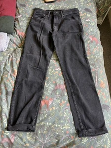 Pantalón H&M Slim Fit Denim 31/32 Negro Regalo Día del Padre - Imagen 1 de 9