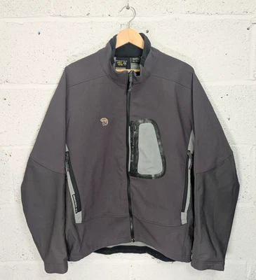 Mountain Hardware Softshell Jacket Gore Windstopper  XL Mens Gray - Image 1 of 4